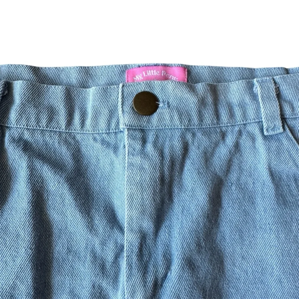 โจ Rare Y2K My Little Pony Denim Mini Skirt โจ - Picture 3 of 8